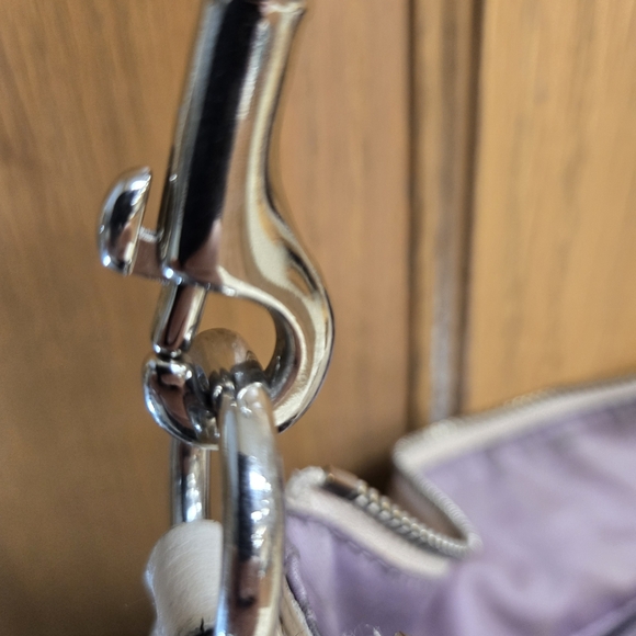 Coach Cream Shoulder Bag with Metallic Accents - Picture 6 of 8